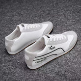 Zapatillas de lona con amortiguación para hombre, versátiles, para correr, de otoño